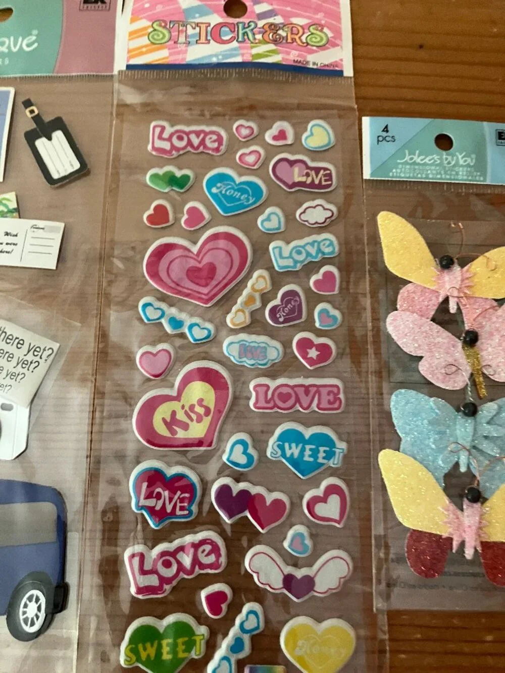 Craft stickers packs